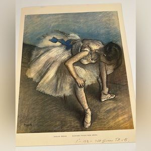 Degas Dancers and Ballet Scenes
Portfolio Set of 6 Color Prints